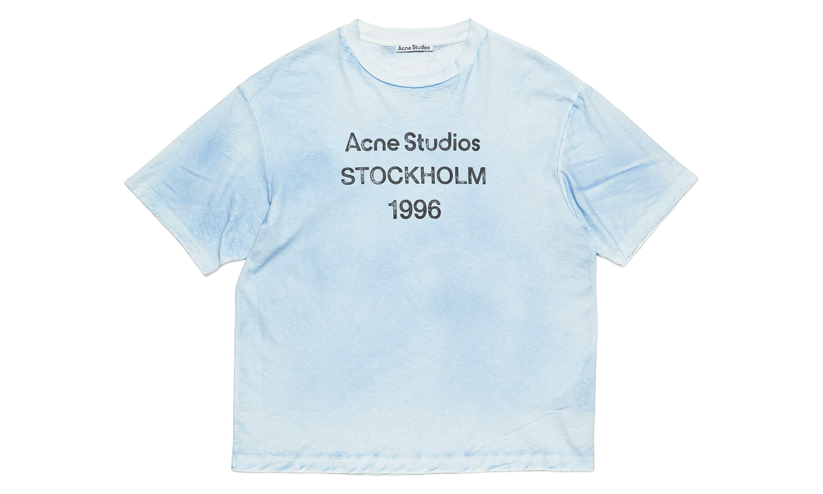 1996 Sprayed Logo T-shirt "Dusty Blue" CL0196 AAT