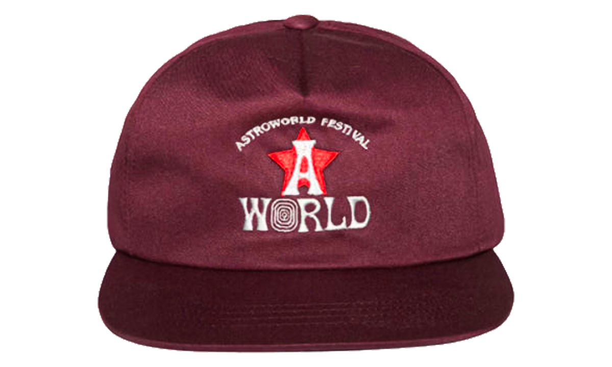 Astroworld Festival Hat "Burgandy" TSUC125