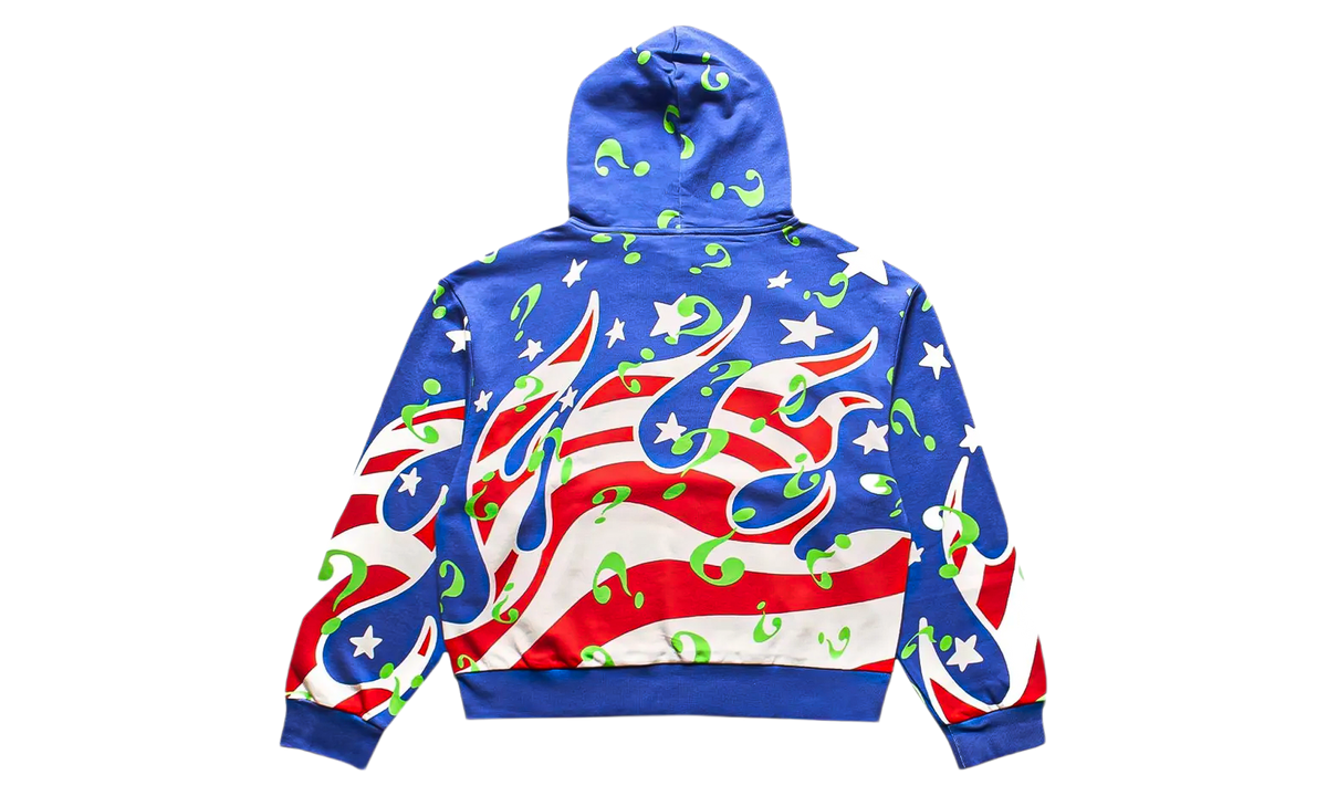 Flame Hoodie Knit "Blue" SHF05T029