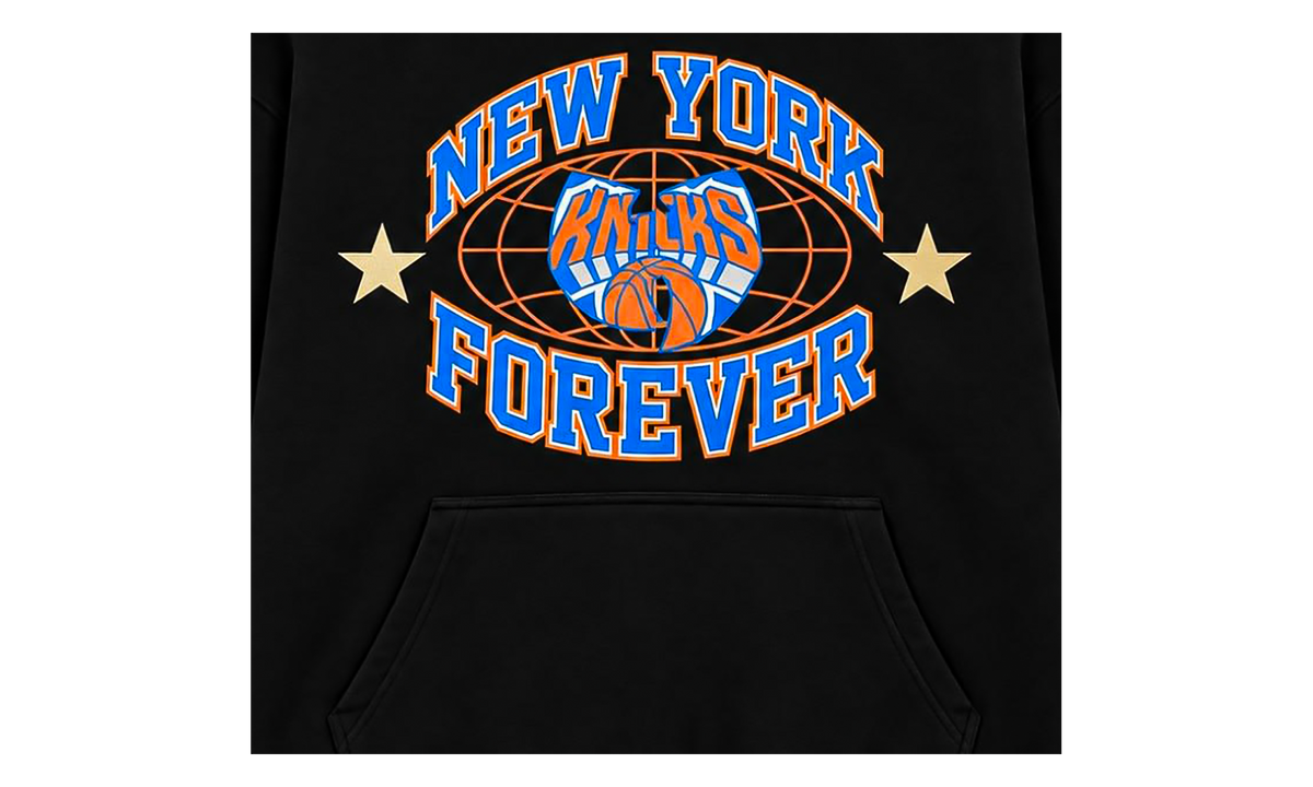 New York Knicks NY Forever Hoodie "NBA X Wu-Tang Wu - Black" TH22736 NYKBLCK