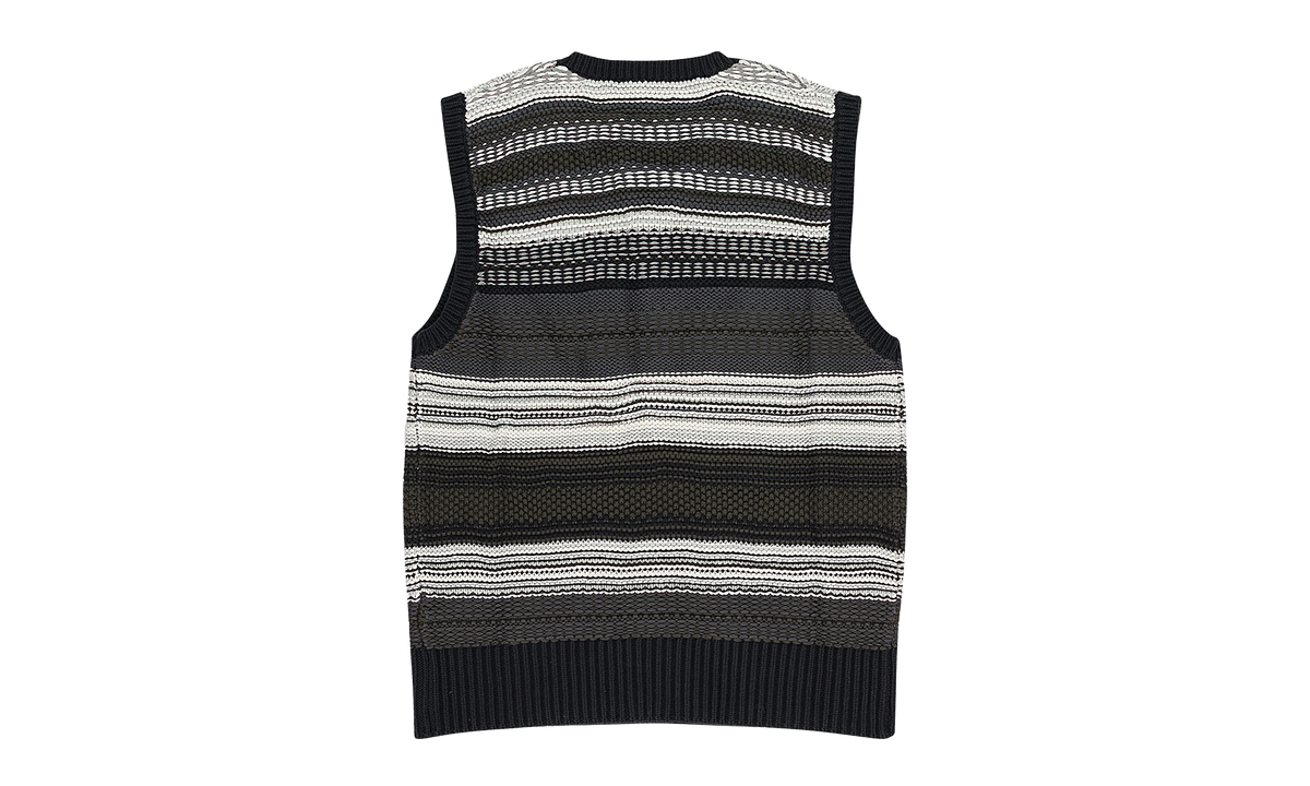 STRIPED SWEATER VEST "Black/White" ALD MTPS 0107