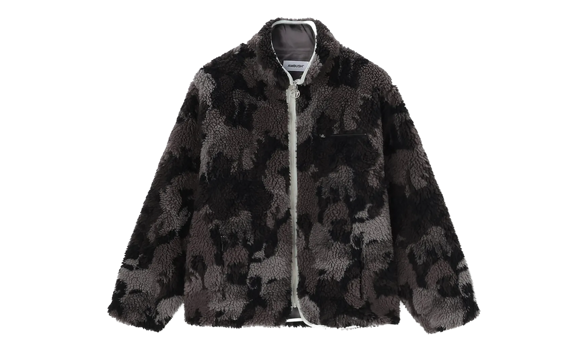 Camouflage Boa Jacket "Grey" 12115651 GREY