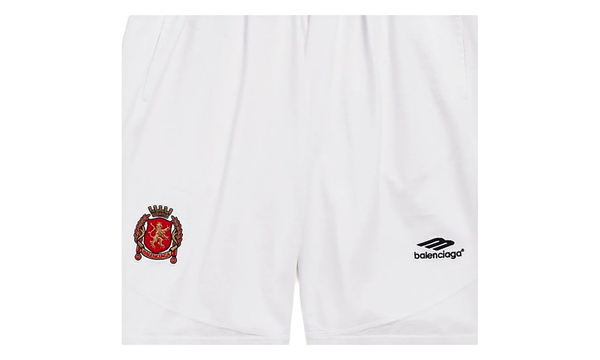 Baggy Soccer Shorts "White" 777709TPVW29040