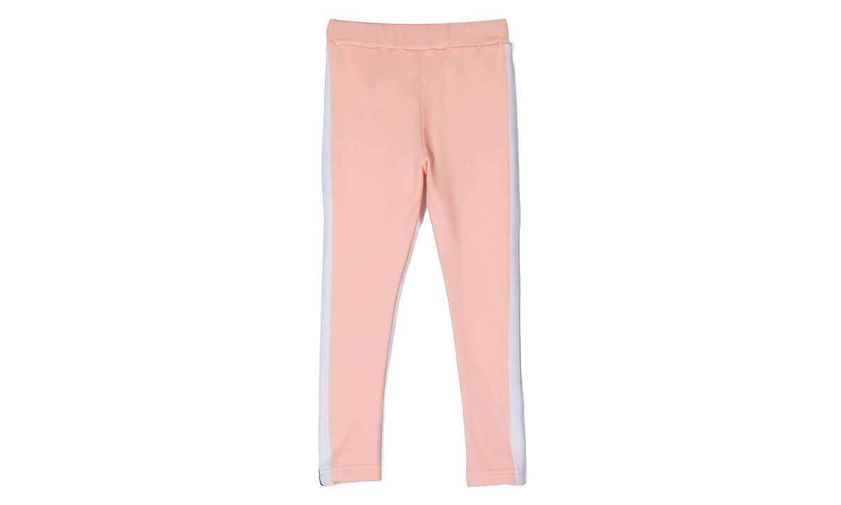 Girls Track Leggings "Pink / White" PGCD001F21FAB0013001