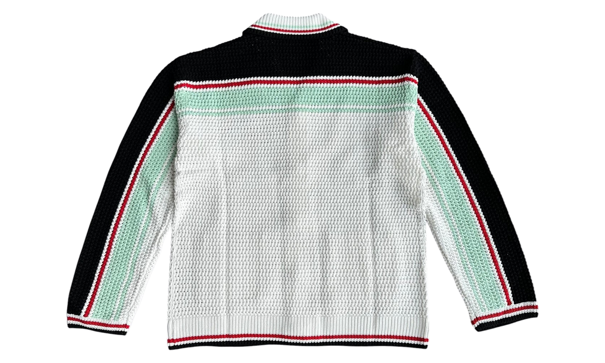 Faux Crochet Shirt "Black / Multicolor" MPF25 KW 998 01