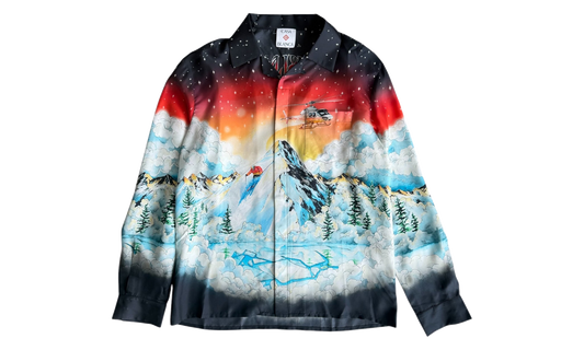 Ski Lake Printed Longs Sleeve Shirt "Multicolor" MAW25SH00606EXSKI
