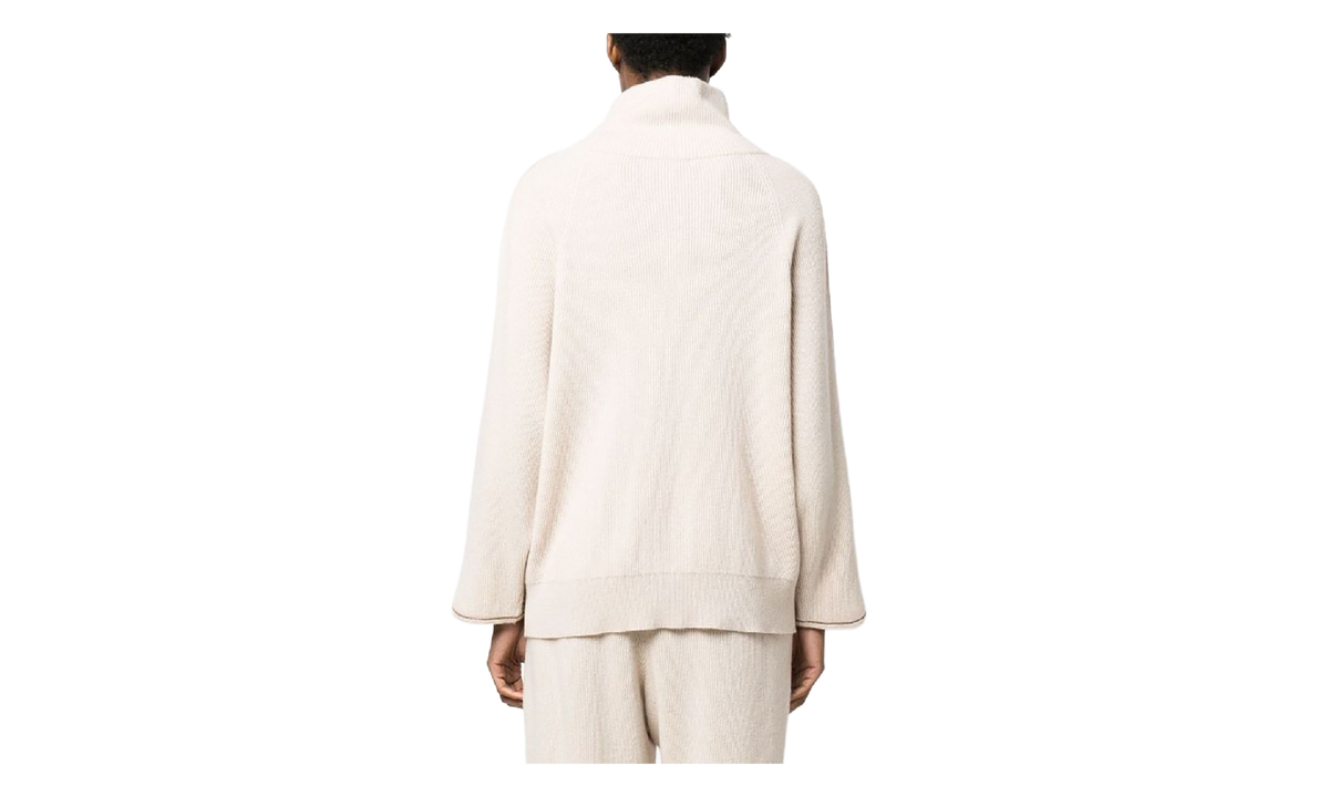 Wool Ribbed Sweater WMNS "Beige" BRUN2726