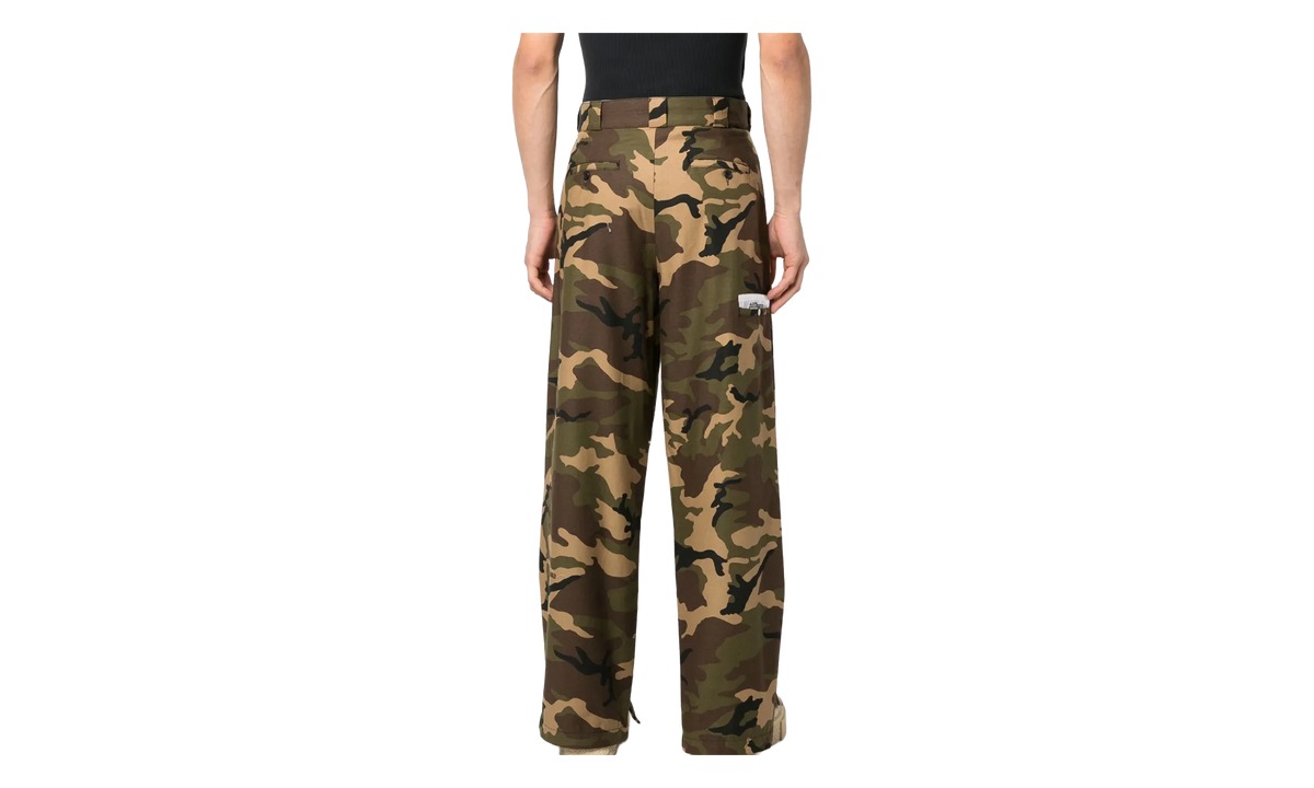 Sartorial Waistband Camo Workpants "Green" PMCG003E23FAB0025603
