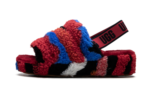 Fluff Yeah Slide WMNS "Cali Collage Red" 1118164 RED