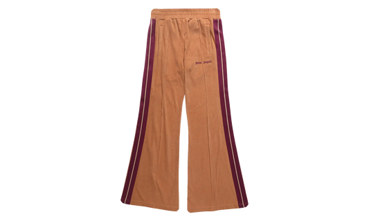 Cord Fleece Flared Track Pants WMNS "Beige / Purple" PWCA058F21FAB0016137