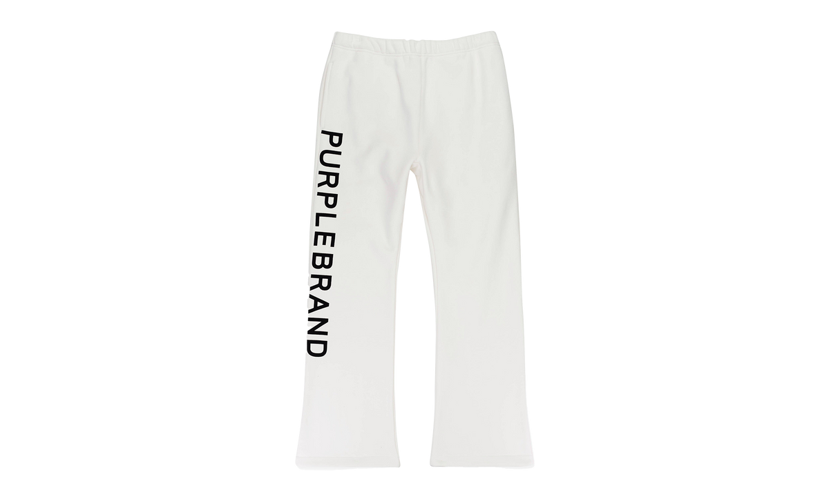HWT FLEECE FLARED PANT "White" P459 HCMW124