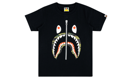 1st Camo Shark Tee "BLACK / GREEN" W210016D BKM