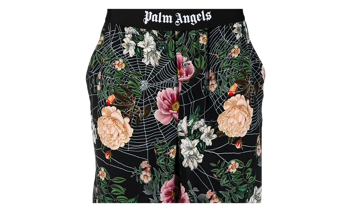 Flower Easy Pants "Black / White" PMCA122F22FAB0041001