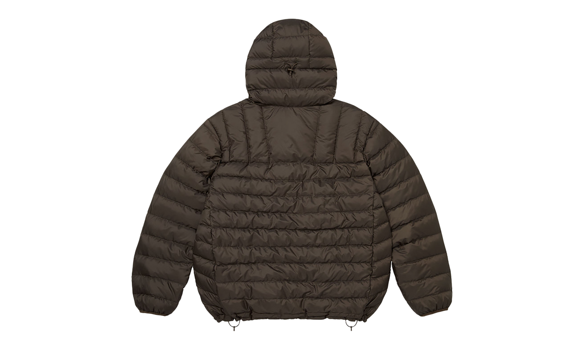 Micro Down Half Zip Hooded Pullover "FW26 - Dark Brown" SU28908