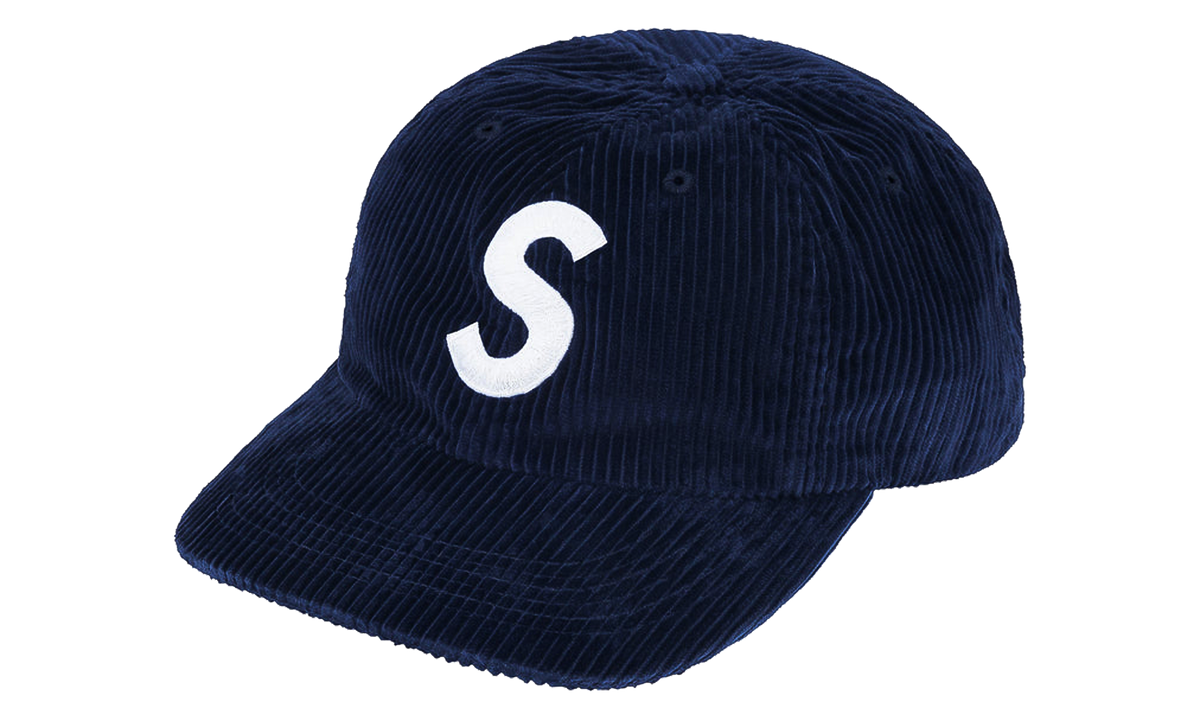 S Logo Cordoury 6-Panel "FW26 - Navy" SU29091