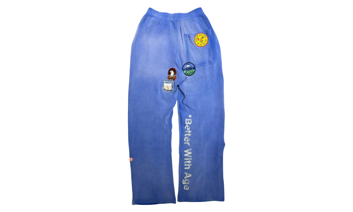 Gentlemen's Waffle Sweatpant #3 "Blue" BWA323