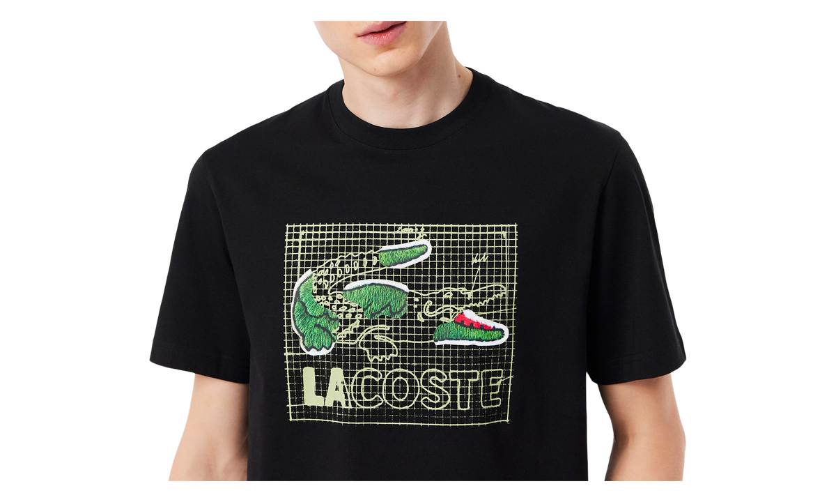 Printed Cotton T-Shirt "Black" TH1446-51-031