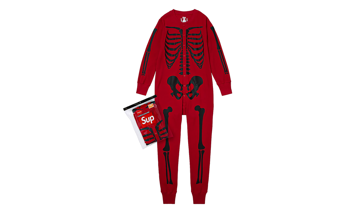 Hanes Bones Thermal Union Suit (1 pack) "FW26 - Red" SU29100