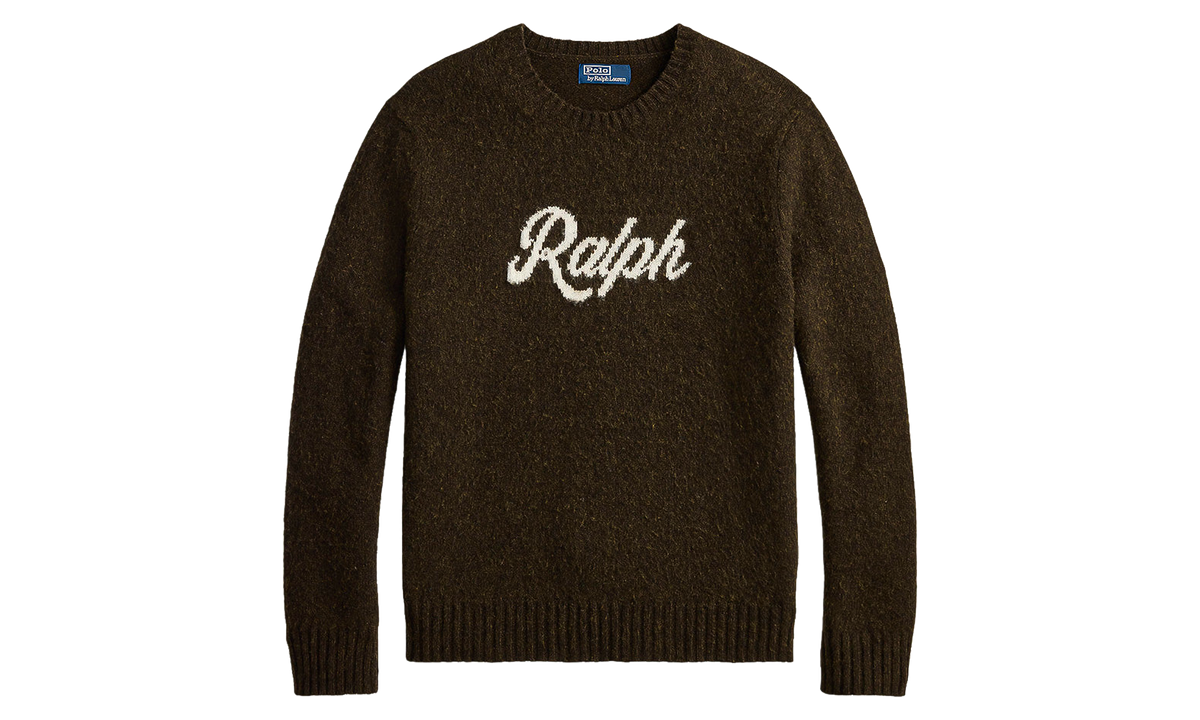 The "RALPH" Crewneck Sweater "Brown" 710B24668001