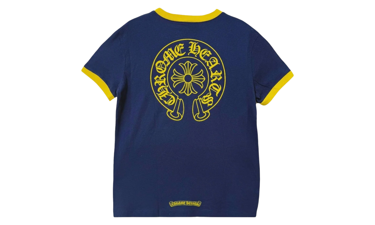 Roller Skates Horseshoe Short Sleeve Tee WMNS "Blue / Yellow" CHRM2039