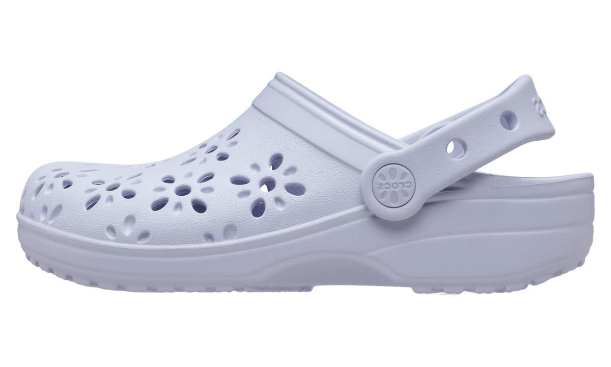 Classic Clog GS "Floral Cut-Out Lavender" 210943 5BR