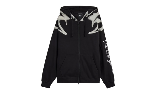 Y-3 Chito Graphic French Terry Zip Hoodie "Black" KR1061