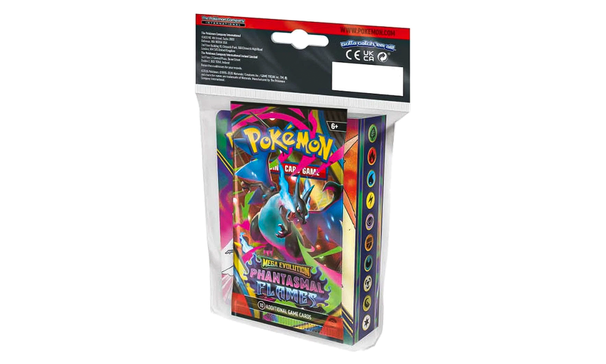 Phantasmal Flames Mini Portfolio & Booster Pack "Sealed Box" POKE082