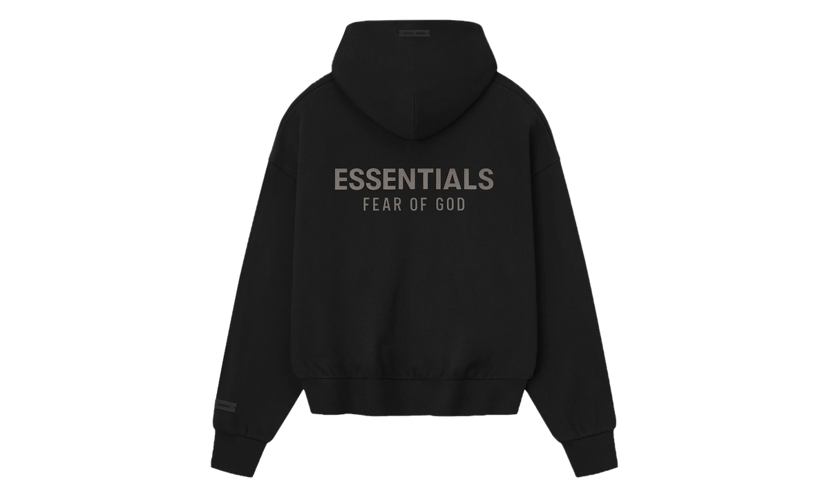 Classic Fleece Zip-Up Hoodie "Jet Black" 192SP254780F