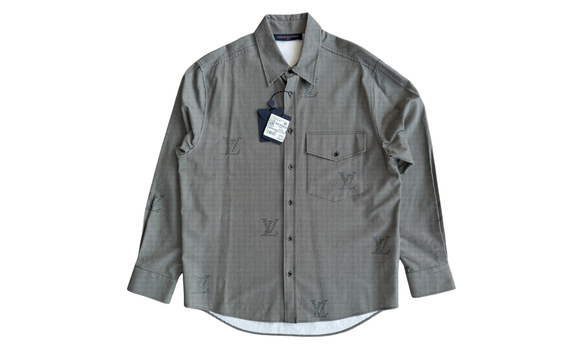 Nigo Micro Damier & LV Flannel Shirt "Noir" 1A7XVP