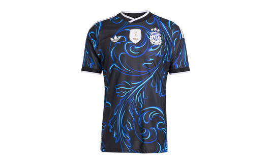 Argentina 26 Away Authentic Jersey "Black / Lucid Blue / Blue Burst" JM5901