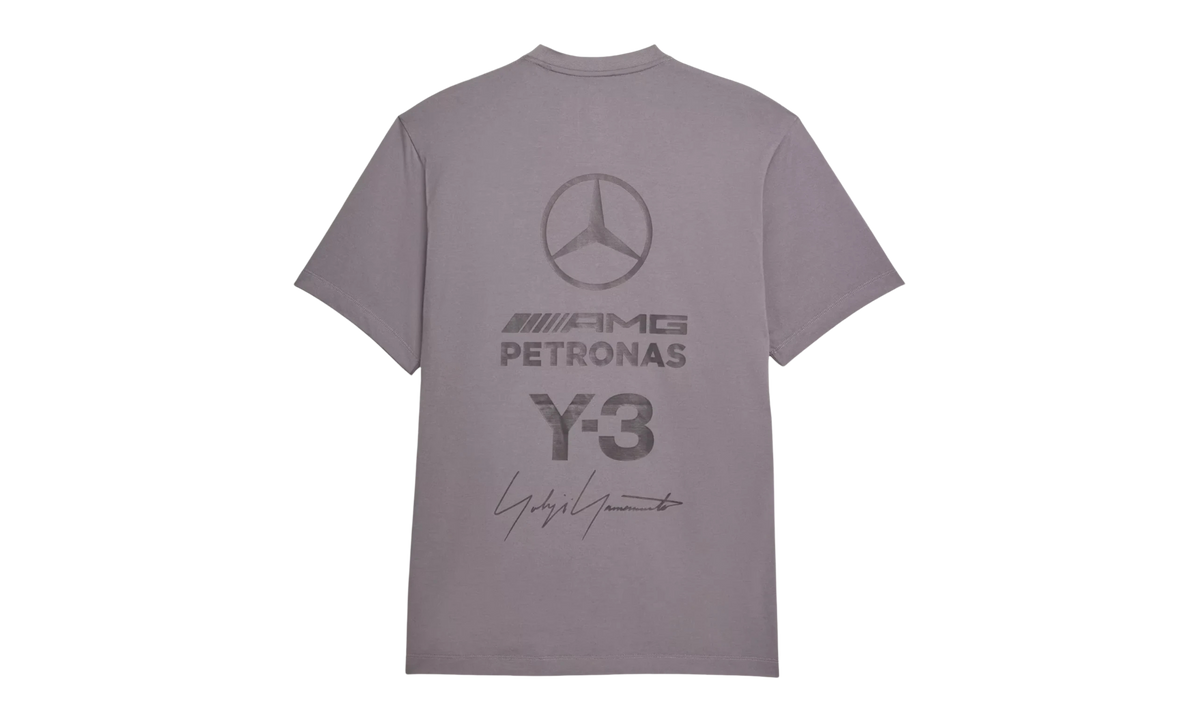 Y-3 Mercedes-AMG Petronas F1 Logo Short-Sleeve Tee "Granite" KS4838