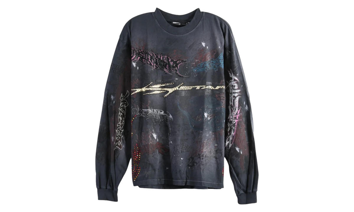 Crystal Long-Sleeve Tee "Black" HSR421