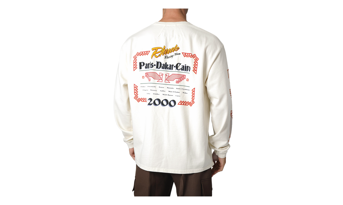 Legends Of Dakar Long Sleeve Tee "Vintage White / Multi" RHFW26TT13012 6502
