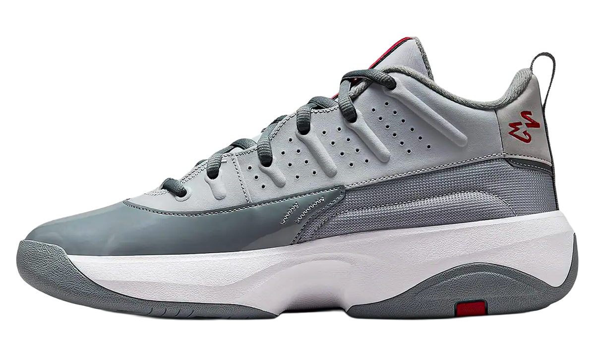 Jordan Max Aura 7 "Wolf Grey Cool Grey White Varsity Red" HQ2091 002