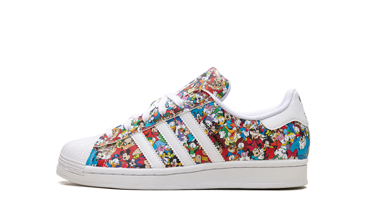 Superstar GS "Disney Mickey Core Black Cloud White Wonder White" IG6857