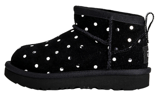Classic Ultra Mini Shiny Dots Boots "Black" 1180422T-BLK