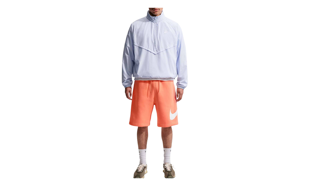 Club Fleece Shorts "Orange Frost / Orange Frost / White" FN3906 835