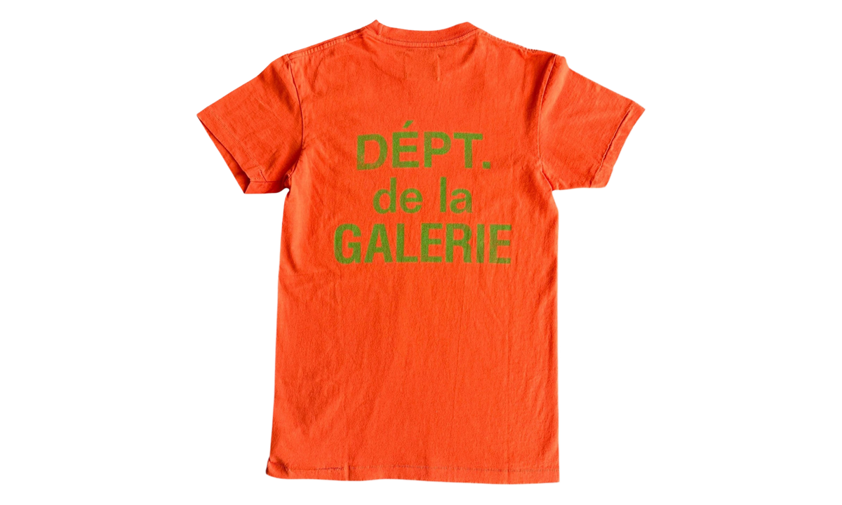 French Logo T-Shirt "Orange & Green" GD447