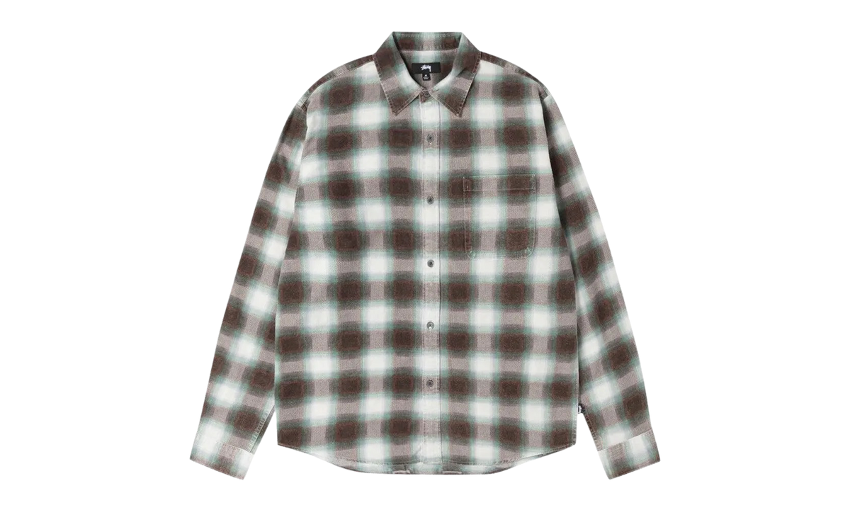 June Plaid Shirt "bone" STUS606