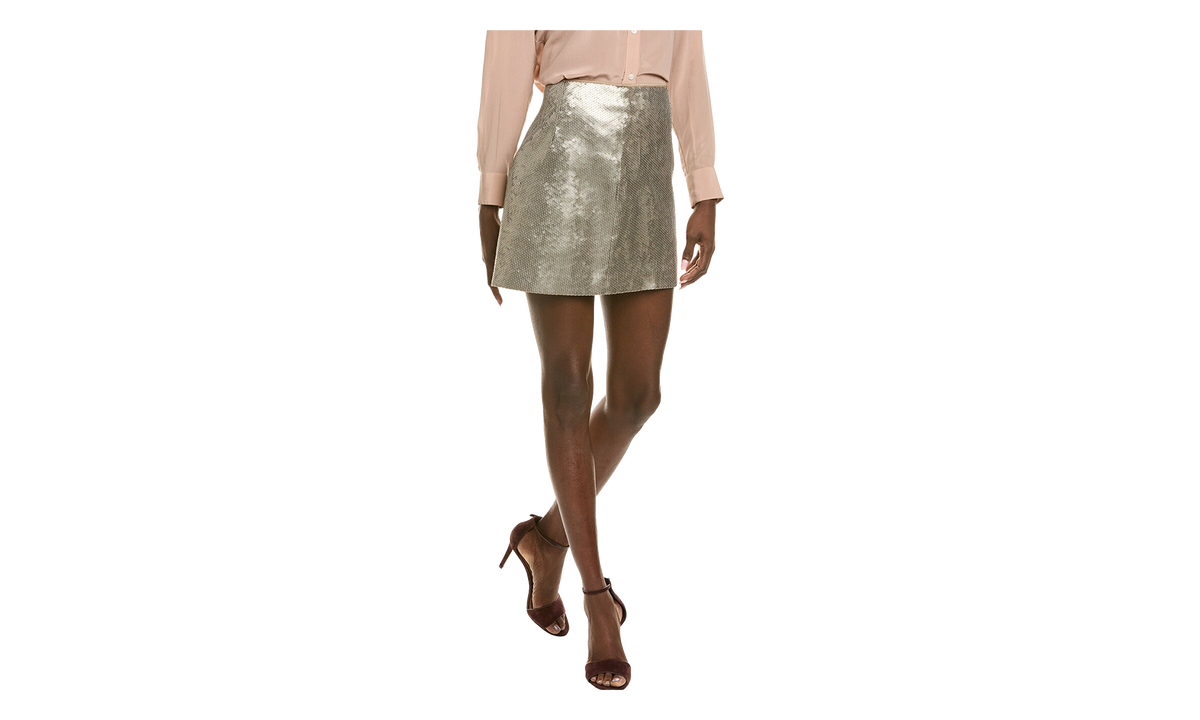 Light Mole Textured Mini Skirt WMNS "Light Mole" BRUN2652