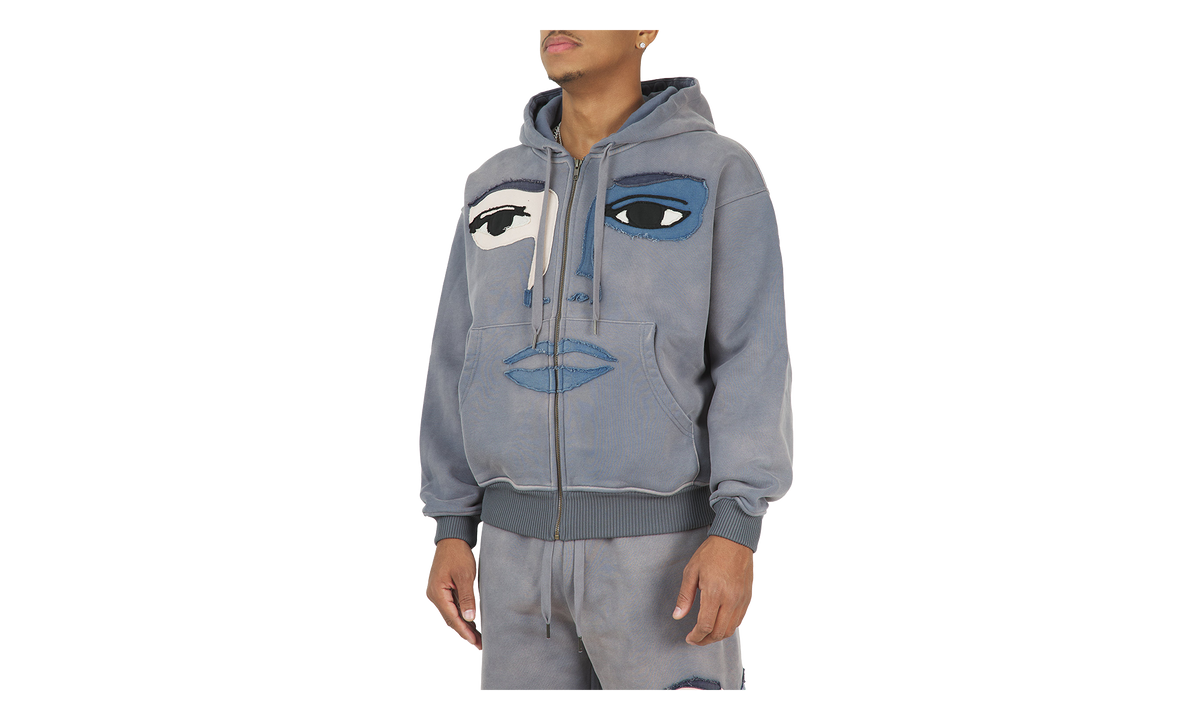 Face Hoodie "Slate" KS018