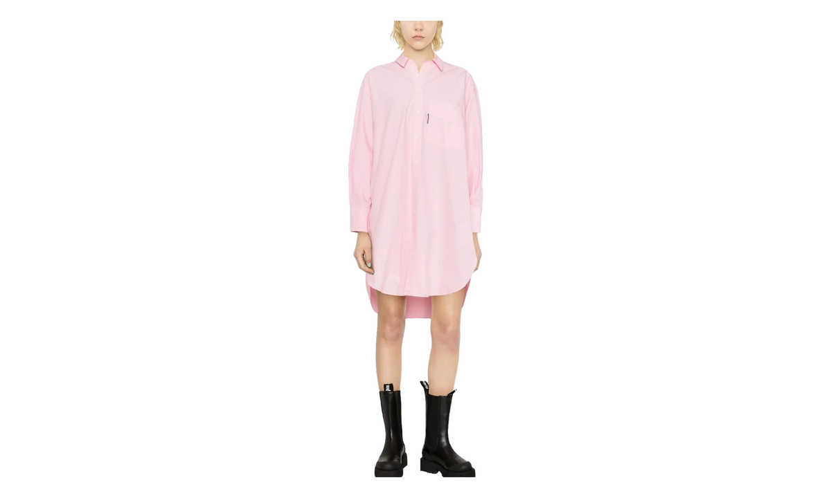 GD Overlogo Shirt Dress WMNS "Pink / Black" PWDG002S23FAB0013010