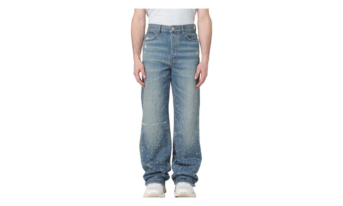 Shotgun Straight-Leg Jeans "Crafted Indigo" AMDNGG1005 412