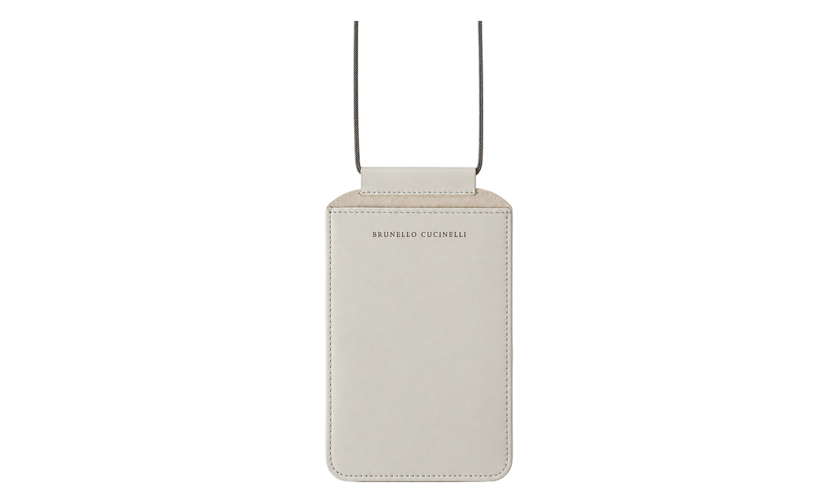 Leather Minimalist Crossbody Bag WMNS "New Lamb" BRUN2615