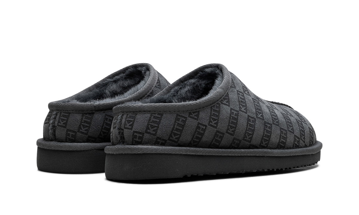 Kithmas Monogram Shearling Slippers "Stadium" khmsh0004 302