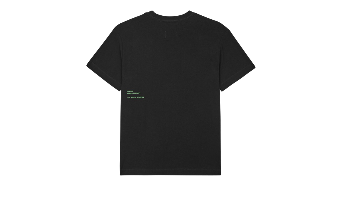 TEXTURED JERSEY SS TEE - MEANDER BLACK "Black" P104 JBLM322