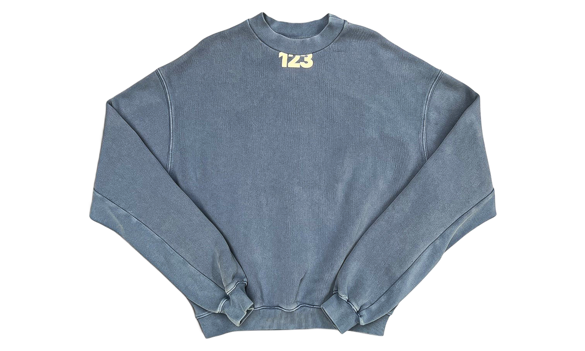 USO 123 Canvas Crew Neck Sweatshirt "Pale Blue" USOT CN57