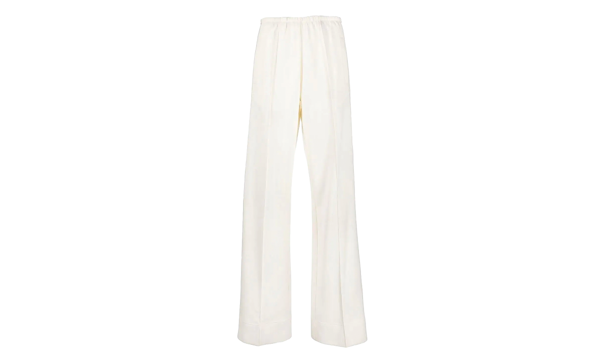 Side Stripe Wide Leg Track Pants WMNS "Off White" PWCA061S23FAB0010303