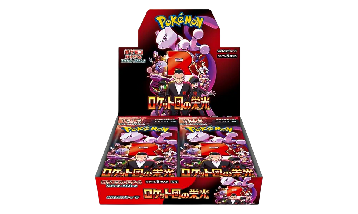 2025 Scarlet & Violet Glory of Team Rocket "Japanese Edition Sealed Box - SV10 Booster Box" POKE072