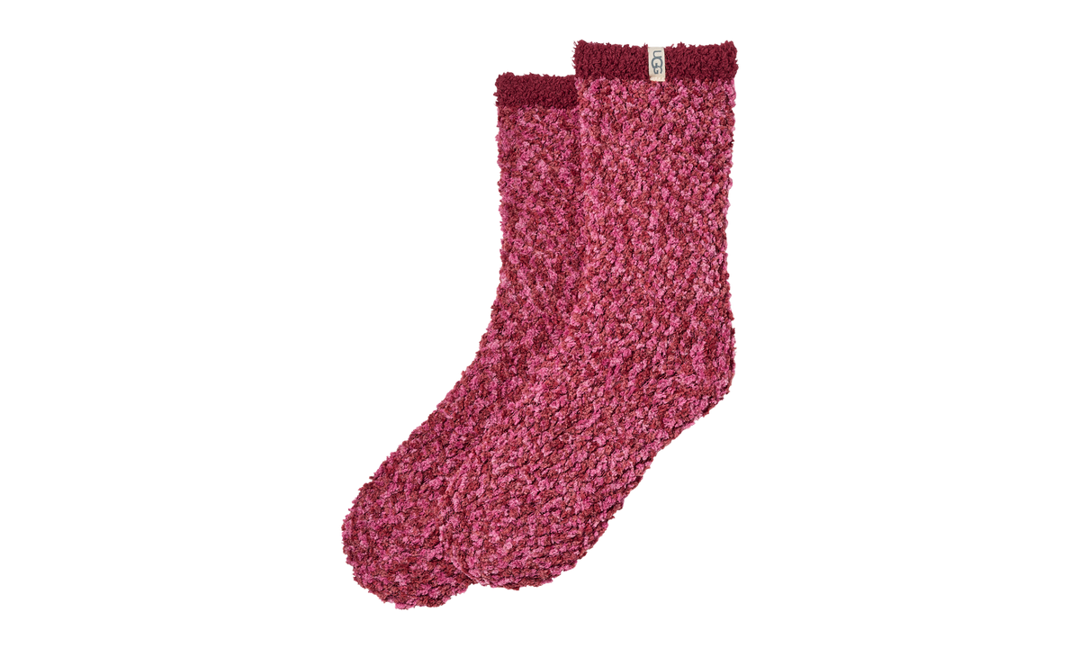 Cozy Chenille Socks "Coffee Berry" UAS0011W CFB